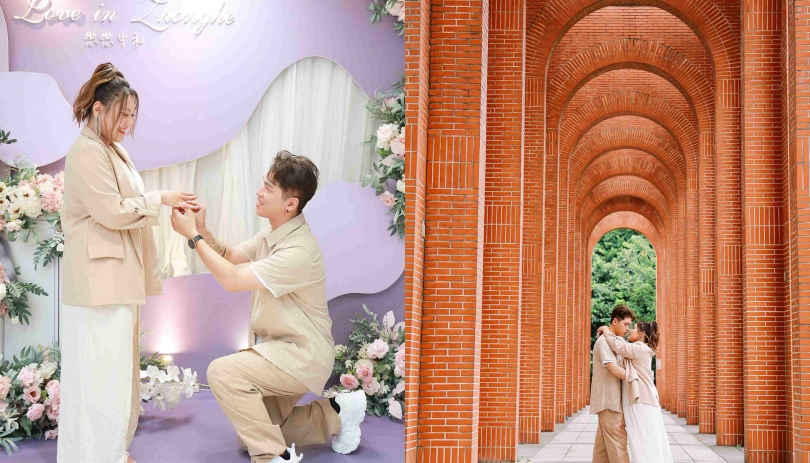 《新北結婚登記攝影紀錄》渾然天成的幸福造就輕鬆自在的結婚登記/新北市中和戶政事務所、八二三紀念公園、國立臺灣圖書館