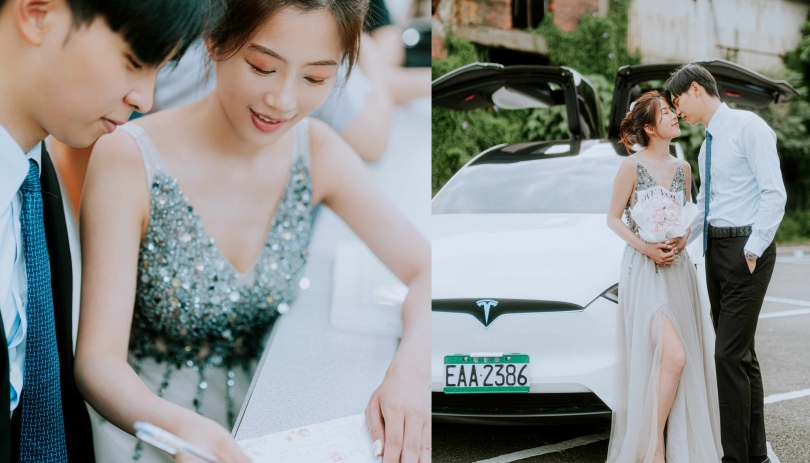 《台北結婚登記攝影紀錄》用愛一筆一畫寫上我倆的甜蜜幸福登記/台北市士林區戶政事務所、Times 基河路第4停車場