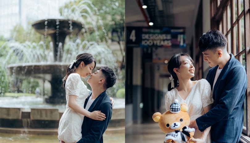 《新竹結婚登記攝影紀錄》結婚登記中的幸福光芒/新竹市東區戶政事務所、新竹公園