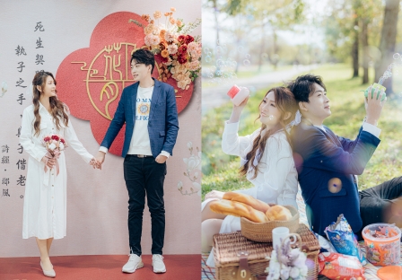 《新北結婚登記攝影紀錄》執子之手～一同結婚登記去/新北市新店戶政事務所、陽光運動公園