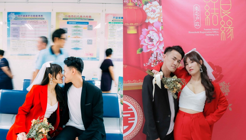 《台中結婚登記攝影紀錄》透過結婚登記的儀式感營造幸福氛圍/臺中市南屯區戶政事務所